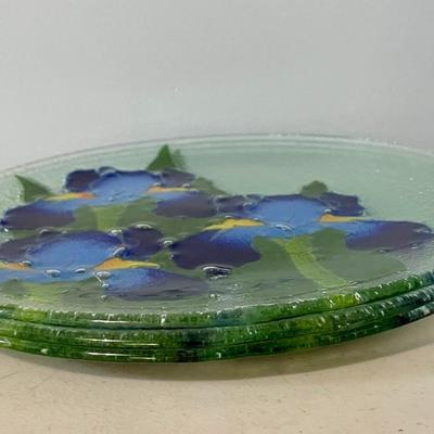 Mixed 5pc lot glass dishes