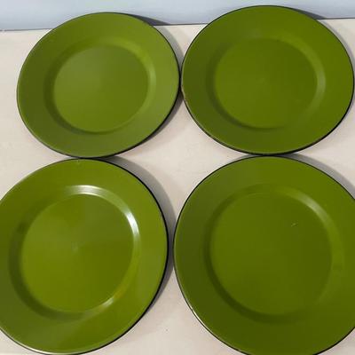 Mixed vintage 28pc Japan metal dishware