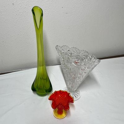 Lot 541 Viking Swung vase & other MCM
