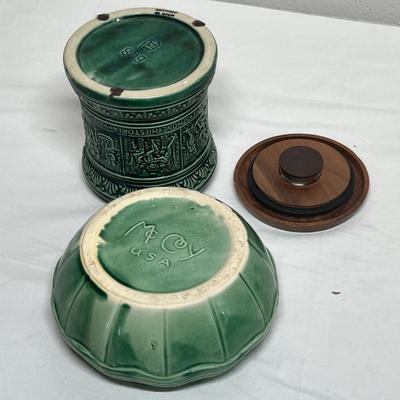 Lot 544 Greenware pottery