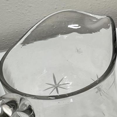 Lot 550 Crystal pitchers