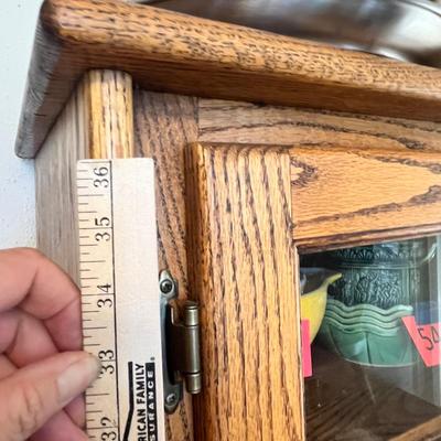 Lot 551 80s oak hutch