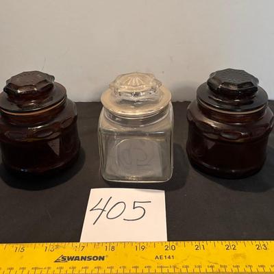 Vintage Glass Canisters