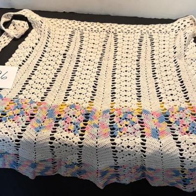 Vintage Crocheted Apron