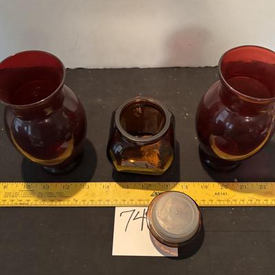 Red Vases and More