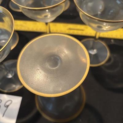 MCM Champagne/Sherbet Glass Lot