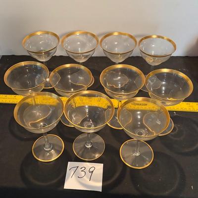 MCM Champagne/Sherbet Glass Lot