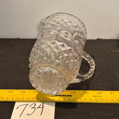 Vintage Lead Crystal Pitcher