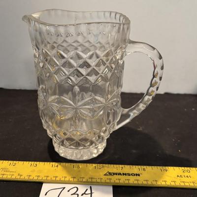 Vintage Lead Crystal Pitcher