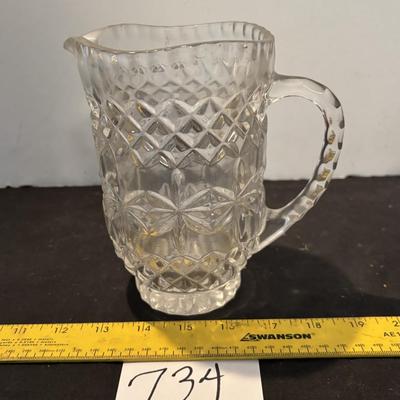 Vintage Lead Crystal Pitcher