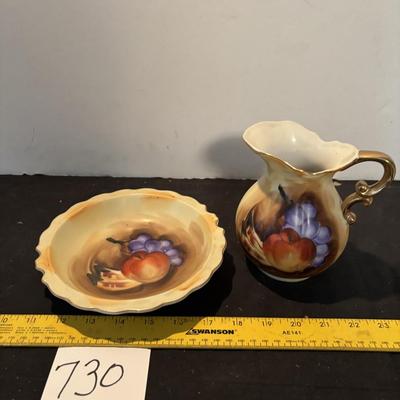 Vintage Pitcher and Bowl Set