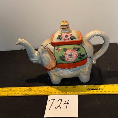 Vintage Lusterware Elephant Teapot