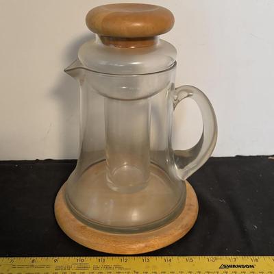 MCM Baker Hart & Stuart Glass Pitcher