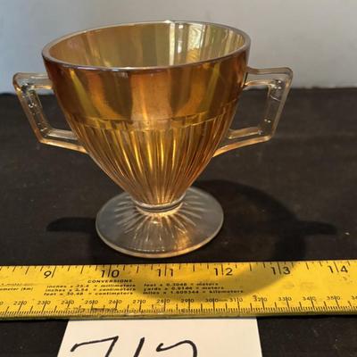 Round Robin Iridescent Sugar Bowl