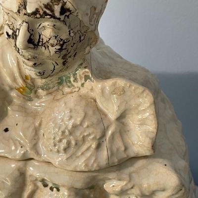Antique McCoy Mammy Cauliflower cookie jar