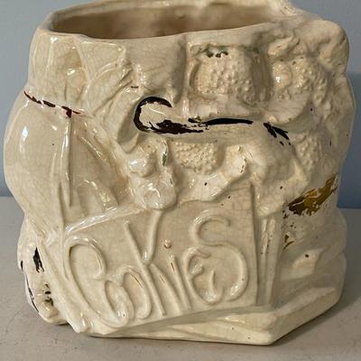 Antique McCoy Mammy Cauliflower cookie jar