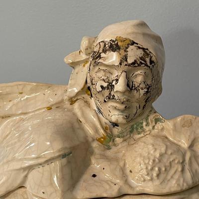 Antique McCoy Mammy Cauliflower cookie jar