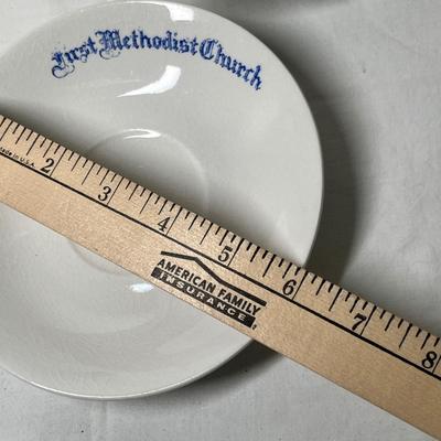Lot 572 First Methodist Church saucers
