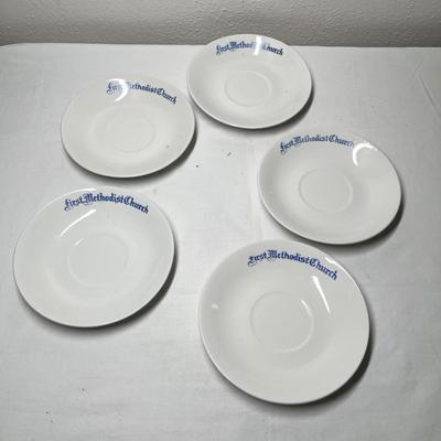Lot 572 First Methodist Church saucers