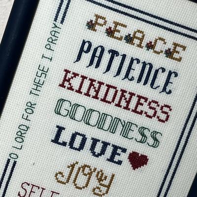 Lot 573 Cross stitch tapestry