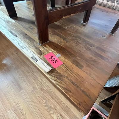 Lot 595 Pine square table