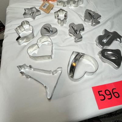 Lot 596 Cookie cutters