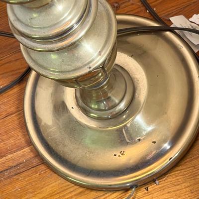 Lot 601 Brass bridge lamp