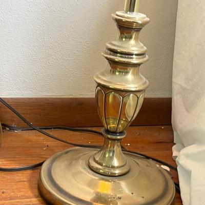 Lot 601 Brass bridge lamp