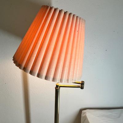 Lot 601 Brass bridge lamp