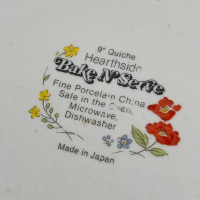 Lot 606 pie plates & Baker