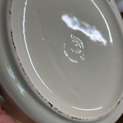 Lot 606 pie plates & Baker