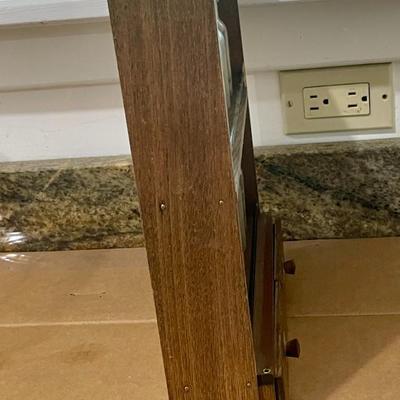 Vintage wall-mounted spice rack