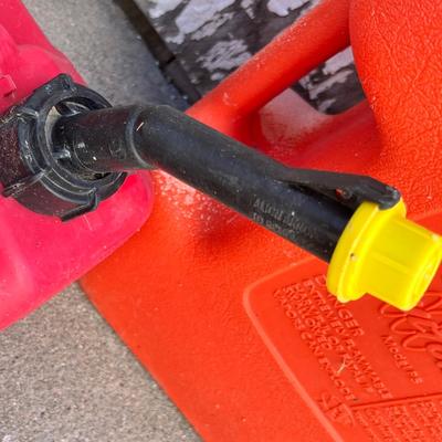 Lot 632 Gas cans