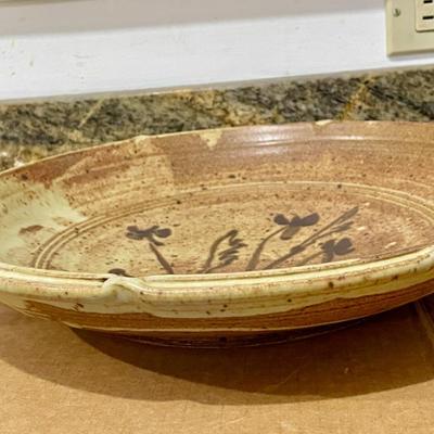 Hand-thrown 7pc stoneware bowl set + platter
