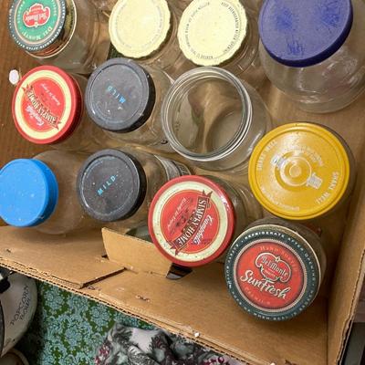 Lot 642 Large flat #2 of canning jars