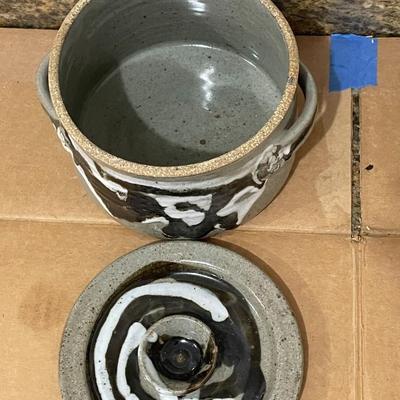 Mixed 6pc lot of hand-thrown pottery, many by Maija Hay
