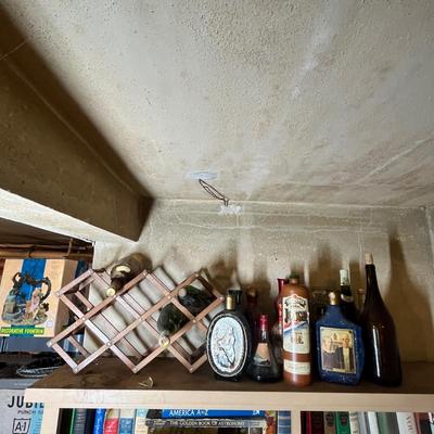 Lot 648 Vintage liquor bottles