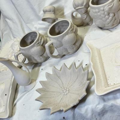 Lot 652 Greenware Ceramics