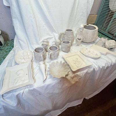 Lot 652 Greenware Ceramics