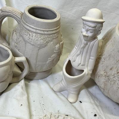 Lot 652 Greenware Ceramics