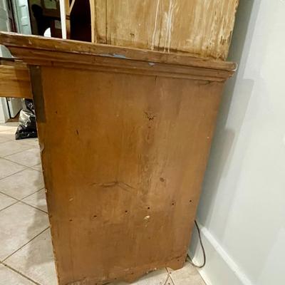 Antique 2pc Dutch farm hutch