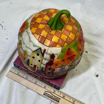 Lot 662 Jim Shore Pumpkin