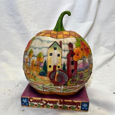 Lot 662 Jim Shore Pumpkin