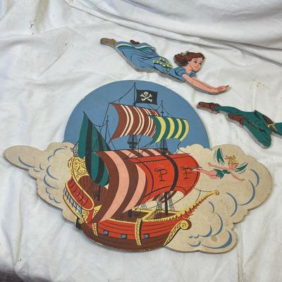 Lot 665 Vintage Peter Pan wall decor