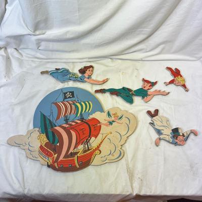 Lot 665 Vintage Peter Pan wall decor