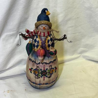 Lot 669 Jim Shore Snowman!