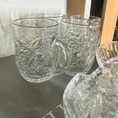 Lot 673 Misc crystal glassware