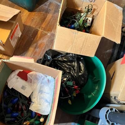 Lot 695 Christmas string lights