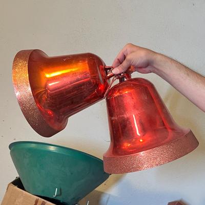 Lot 698 Vintage large plastic bells