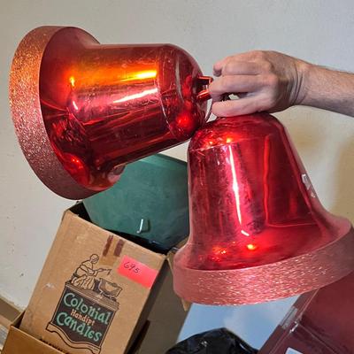 Lot 698 Vintage large plastic bells